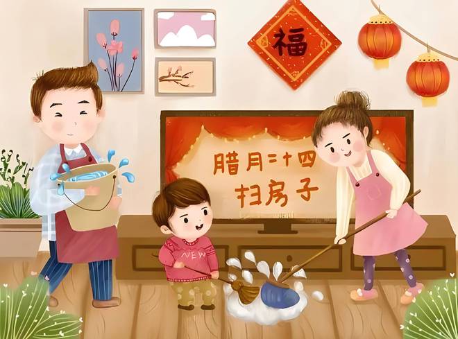 牢记“3不留3不动”五福自然到家门k8凯发国际腊月二十四“除尘日”(图4)